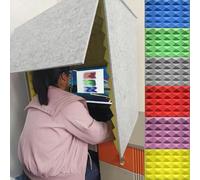 vocal booth， Portable Sound Booth, Microphone Isolation Cube, Recording Equipment, Home Self Made Studio
