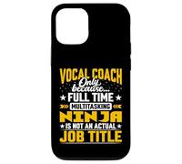 Vocal Coach Job Title Funny Vocal Instructor Trainer Teacher Case for iPhone 12/12 Pro
