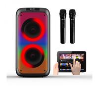 Vocal-Star VS-355BT Portable Bluetooth Karaoke Machine & 2 Mics