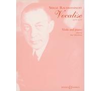 Vocalise: op. 34/14. Viola and Piano.
