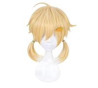 Vocaloid Cosplay Wigs Kagamine Rin/Ren Cosplay Wig Heat Resistant Synthetic Wig Halloween Carnival Party Women