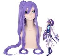 Vocaloid Gakupo Purple Long Ponytail Wig Cosplay Costume Men Women Heat Resistant Synthetic Hair Wigs PL-262