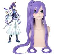 Vocaloid Gakupo Purple Long Synthetic Hair Wig Cosplay Costume Men Women Halloween Party Ponytail Wigs Pelucas Anime