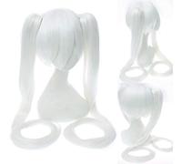 VOCALOID Hatsune Miku Sakura Snow Senbon Zakura Women Long Ponytails Wig Cosplay Costume Heat Resistant Synthetic Hair Wigs 14