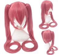 VOCALOID Hatsune Miku Sakura Snow Senbon Zakura Women Long Ponytails Wig Cosplay Costume Heat Resistant Synthetic Hair Wigs 3