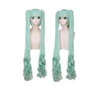 VOCALOID Hatsune Miku Sakura Snow Senbonzakura Two Ponytails Wig Cosplay Costume Long Synthetic Hair Halloween Party Wigs 19