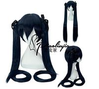 Vocaloid Hatsune Miku Wig Ponytails Black Rock Shooter Senbon Zakura Cosplay Wig Long Hair Blue Green Black Pink Silver Wigs 2