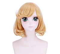 Vocaloid Kagamine Rin Kagamine Len Women Golden Short Wig Cosplay Costume Heat Resistant Synthetic Hair Cosplay Wigs