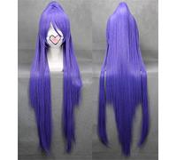 VOCALOID Kamui Gakupo Wig Cosplay Costume Purple Long Straight Heat-resistant Synthetic Hair Peruca Anime Wigs with Ponytail KUZZ049A