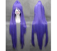 Vocaloid Kamui Gakupo Wig Cosplay Costume Purple Long Straight Heat-Resistant Synthetic Hair Peruca Anime Wigs With Ponytail Kuzz049A