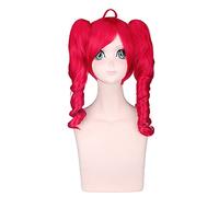 Vocaloid Kasane Teto Women Red Ponytails Curly Wig Cosplay Costume Heat Resistant Synthetic Hair Party Cosplay Wigs