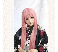 VOCALOID LUKA Long Pink Straight Synthetic Hair Cosplay Wig 100cm Costume Party Wigs + Free Wig Cap