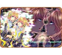 Vocaloid, Rin Kagamine, Len Kagamine Anime Poster Home Wall Art Decoration Retro Metal Tin Sign 8x12 inch