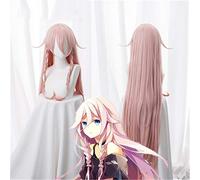 VOCALOID3 Library Ia Cosplay Wigs Ia Pink Long Hair with Braids Wig Halloween Carnival Anime Costume Props Wig for Women kuzw007b