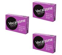 Vocalzone Throat Pastilles Blackcurrant Sugar Free 3 Packs 24- for Sore Throats and Hoarseness When Overusing Your Voice. Produced and Sold in The United Kingdom Since 1912.