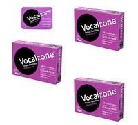 Vocalzone Throat Pastilles Blackcurrant Sugar Free 3 Packs + Free tin. Tin May Vary. for Hard-Working Voices.