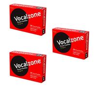 Vocalzone Throat Pastilles Original 3 Packs 24. for Hard-Working Voices.
