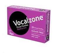 Vocalzone Vocalzone Blackcurrant Sugar Free Throat Pastilles (24 Pastilles)