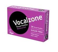 Vocalzone Vocalzone Blackcurrant Sugar Free Throat Pastilles (24 Pastilles)