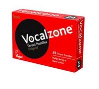 Vocalzone Throat Pastilles - Original 24 - for Sore Throats and Hoarseness When Overusing Your Voice. Produced and Sold in The United Kingdom Since 1912.