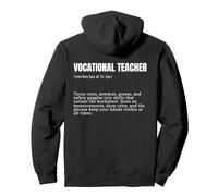 Vocational Teacher Definition Funny Trade School Educator Pullover Hoodie