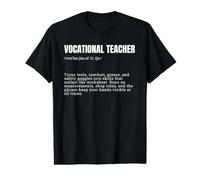 Vocational Teacher Definition Funny Trade School Educator Value Graphic T-Shirt