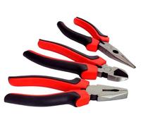 Voche 3 Piece Heavy Duty 6" Pliers Set | 150mm Combination, Long Nose & Side Cutting Pliers