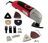 Voche® 300W Oscillating Multi Function Power Tool Plus 45 Piece Detail Sanding, Cutting & Grinding Accessories Set - German TUV GS Approved