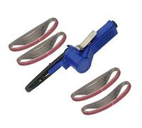 Voche® Professional 10mm Air Belt Sander Finger File Tool Plus 19 x 330mm Sanding Belts