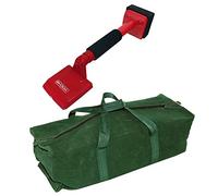 Voche® Red Knee Kicker Carpet Stretcher Fitting and Laying Tool with Heavy Duty 24" Canvas Tool Bag