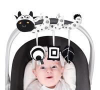 vocheer Hanging Toys for Car Seat Crib Mobile, Infant Baby Spiral Plush Toys for Crib Bed Stroller Car Seat Bar (Cow)