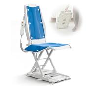 VOCIC Upgrade Electric Chair Lift with Wheels, Get Up from Floor, Portable Lift Assist Devices for Elderly, Includes 2 Types Suction Cups, Support Up to 300 LBS, No Assembly, AX10