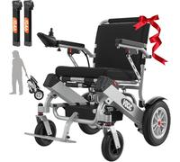 VOCIC V62 Aluminium Lightweight Electric Wheelchairs, 25kg, Dual Battery