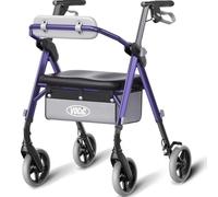 VOCIC Z11 Rollator Walker with Seat, Max 172kg Walker for Seniors, Foldable