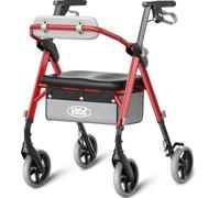 VOCIC Z11 Rollator Walker with Seat, Max 172kg Walker for Seniors, Foldable