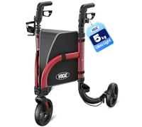 VOCIC Z25 Rollator Walker for Seniors, Only 5kg Lightweight 3 Wheel Walker