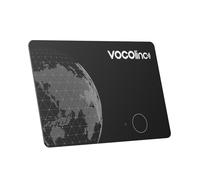 VOCOlinc Dual-System Air Tag Card 1 Pack, Rechargeable Wallet Tracker Compatible With Android Google Find Hub or iOS Apple Find My APP, Smart Item Finder Locator for Wallet, Luggage, Bags