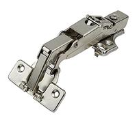 VOCOMO 165 Degree Full Overlay Face Frame Cabinet Doors Hinges, 2 Pack Clip On Hydraulic Concealed Soft Closing Hinges for Lazy Susan and Corner Kitchen Cabinet Doors
