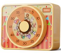 VOCOO Classroom Visual Timer for Kids 60-Minute Silent Countdown Strong Magnet for Classroom/Desk,Time Management Tool for School Study,Kitchen Cooking,Stick to Fridge,Batteries Included((Orange)