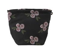 VOCOSTE 1 Pc Women Small Retro Jacquard Makeup Bag for Travel Vacation Camping Pink