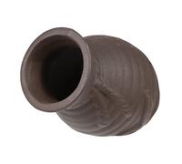 VOCOSTE 3.15x2.76x2.56 Inches Aquarium Hideaway Rock Cave, Resin Fish Tank Decoration Stone for Aquatic Pets to Breed Play Rest, Brown