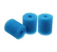 VOCOSTE 3 Pcs Aquarium Pre Filter Foam Roll, Aquarium Foam Sponge Roll Intake Filter Cover Accessories for Fish Tank, Blue, 7.5x6.5x2cm