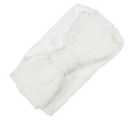 VOCOSTE Classic Fashion Bow Headbands for Girls for Children 6.69"x3.15" White 1 Pc