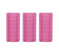 VOCOSTE Convenient Heatless Voluminous Hair Roller for Women 2.76"x1.34" Rose Red 3pcs
