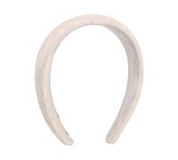 VOCOSTE Elegant Retro Jacquard Wide Hairband for Women for Girls 6.30"x5.71" Light Pink