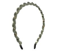 VOCOSTE Fashion Grace Mesh Fine Twist Headband for Girls for Women 4.92" ID Green 1 Pc