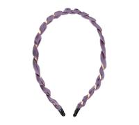 VOCOSTE Fashion Grace Mesh Fine Twist Headband for Girls for Women 4.92" ID Purple 1 Pc