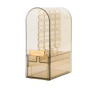VOCOSTE Makeup Organizer, Dust-Proof Makeup Organizer for Lotion, Brown