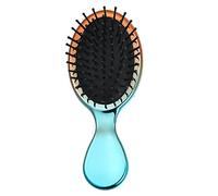 VOCOSTE Mini Travel Hair Brush Pocket Gradient Detangler Brush for Wet and Dry Hair Travel Small Size Paddle Brush for Women Men Orange Green