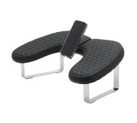 VOCOSTE Nail Arm Rest with Mobile Phone Holder, Manicure Hand Rest, Hand Rest for Nail Tech with Stable Base, Black